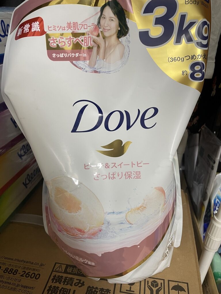 私がコストコで買って良かった物：Dove(ダヴ)ボディソープ